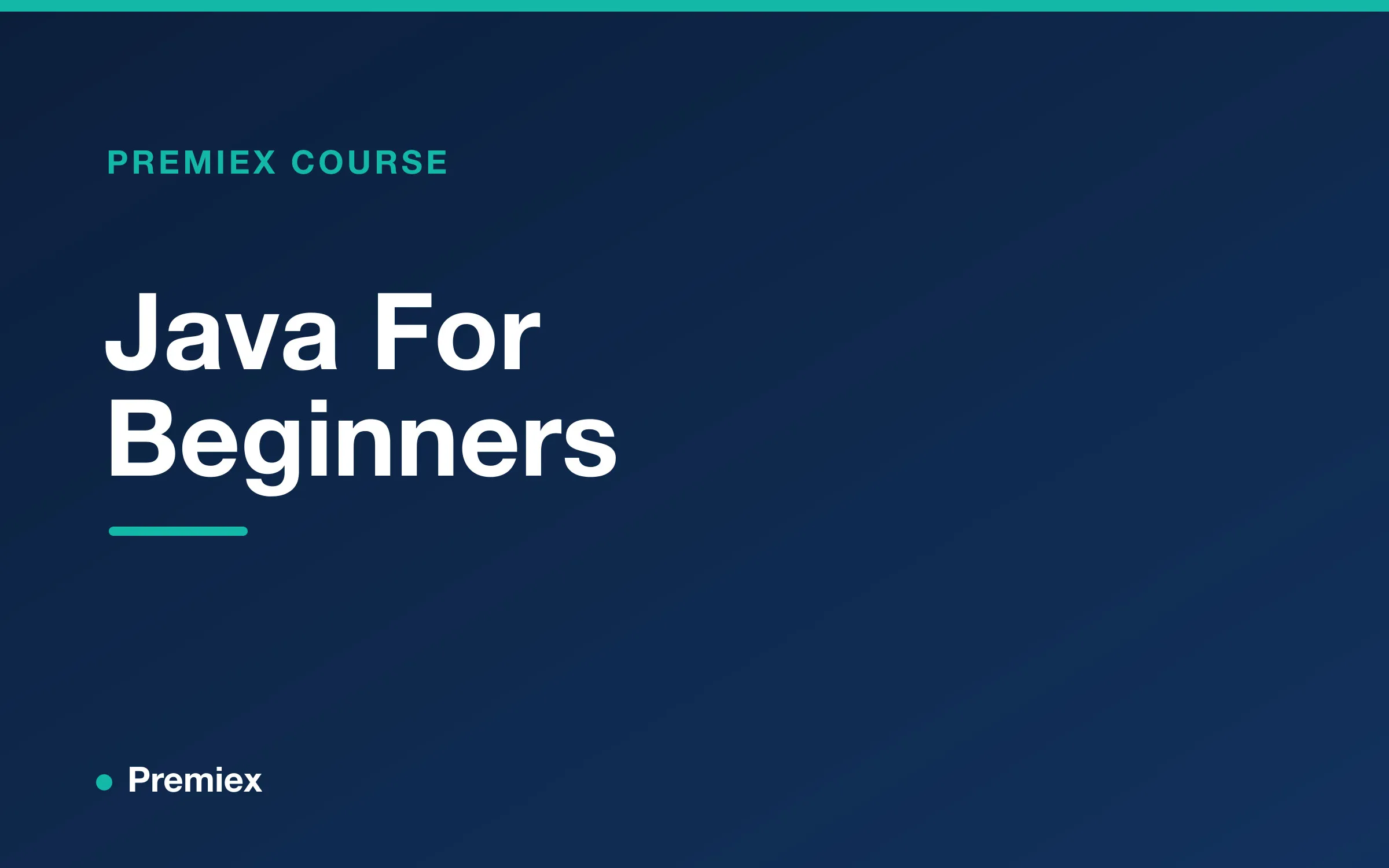 Java For Beginners